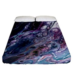 Planetary Fitted Sheet (queen Size) by ArtByAng