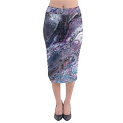 Planetary Midi Pencil Skirt by ArtByAng