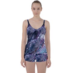 Planetary Tie Front Two Piece Tankini by ArtByAng