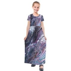 Planetary Kids  Short Sleeve Maxi Dress by ArtByAng