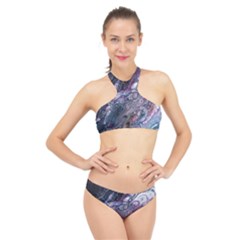 Planetary High Neck Bikini Set by ArtByAng