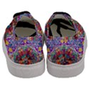 Red Purple Sparkle Floral Men s Classic Low Top Sneakers View4