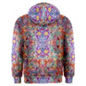 Red Purple Sparkle Floral Men s Overhead Hoodie View2