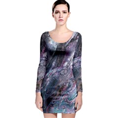 Planetary Long Sleeve Bodycon Dress by ArtByAng