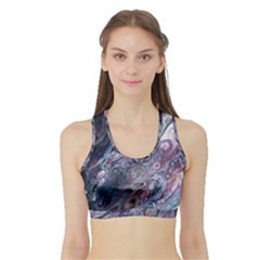 Planetary Sports Bra With Border by ArtByAng