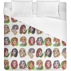 All The Petty Ladies Duvet Cover (king Size) by ArtByAng