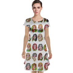 All The Petty Ladies Cap Sleeve Nightdress by ArtByAng