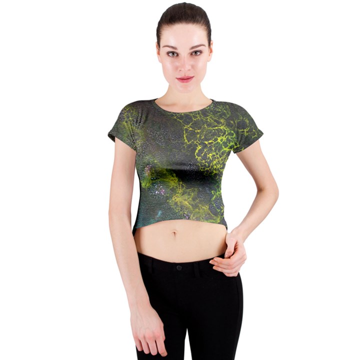 Deep in the Reef Crew Neck Crop Top