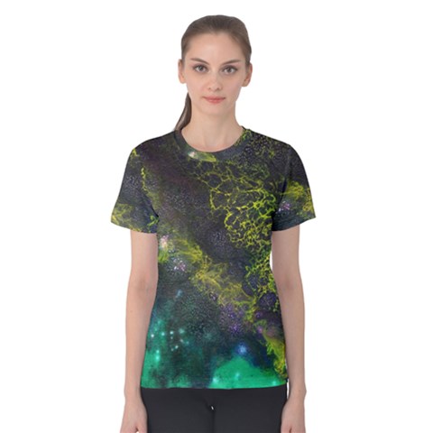 Deep In The Reef Women s Cotton Tee by ArtByAng