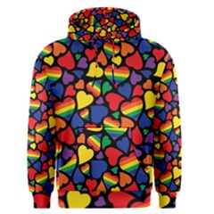 Prideheartsrepeat Men s Pullover Hoodie by PrideMarks