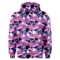 Genderfluid Pride Hearts; A Cute Gf Pride Motif! Men s Overhead Hoodie by PrideMarks