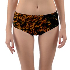 Field Of Yellow Flowers Reversible Mid-waist Bikini Bottoms by bloomingvinedesign