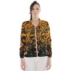 Field Of Yellow Flowers Windbreaker (women) by bloomingvinedesign