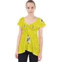 Grunge Yellow Bandana Lace Front Dolly Top View1