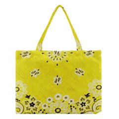 Grunge Yellow Bandana Medium Tote Bag by dressshop