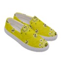 Grunge Yellow Bandana Women s Canvas Slip Ons View3