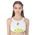 Faded Yellow Bandana Tank Bikini Top View1