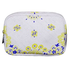 Faded Yellow Bandana Make Up Pouch (small)