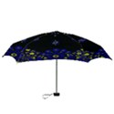 Blue Yellow Bandana Mini Folding Umbrellas View3