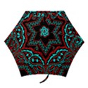 Blue And Red Bandana Mini Folding Umbrellas View1