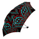 Blue And Red Bandana Mini Folding Umbrellas View2