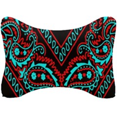 Blue And Red Bandana Seat Head Rest Cushion