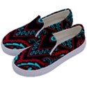 Blue And Red Bandana Kids  Canvas Slip Ons View2