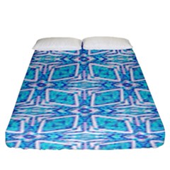 Geometric Doodle 1 Fitted Sheet (king Size) by dressshop