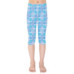 Geometric Doodle 1 Kids  Capri Leggings  by dressshop