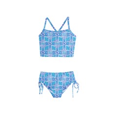 Geometric Doodle 1 Girls  Tankini Swimsuit by dressshop