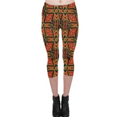 Geometric Doodle 2 Capri Leggings  by dressshop