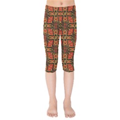 Geometric Doodle 2 Kids  Capri Leggings  by dressshop