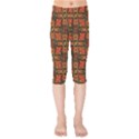 Geometric Doodle 2 Kids  Capri Leggings  View1