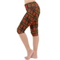 Geometric Doodle 2 Lightweight Velour Cropped Yoga Leggings View2