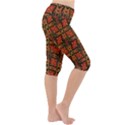 Geometric Doodle 2 Lightweight Velour Cropped Yoga Leggings View3