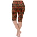 Geometric Doodle 2 Lightweight Velour Cropped Yoga Leggings View4