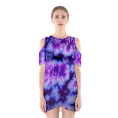 Tie Dye 1 Shoulder Cutout One Piece Dress