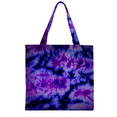 Tie Dye 1 Zipper Grocery Tote Bag by dressshop