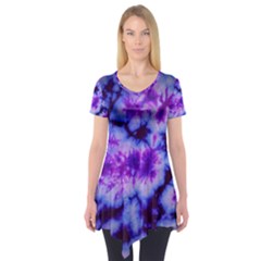 Tie Dye 1 Short Sleeve Tunic  by dressshop