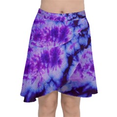 Tie Dye 1 Chiffon Wrap Front Skirt by dressshop