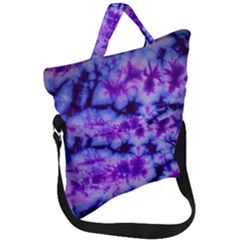 Tie Dye 1 Fold Over Handle Tote Bag