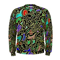 Swirl Retro Abstract Doodle Men s Sweatshirt by dressshop