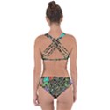 Swirl Retro Abstract Doodle Criss Cross Bikini Set View2