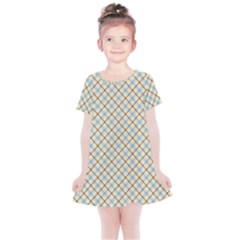 Plaid 2  Kids  Simple Cotton Dress