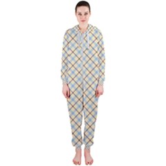 Plaid 2 Hooded Jumpsuit (ladies)  by dressshop