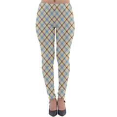 Plaid 2 Lightweight Velour Leggings by dressshop