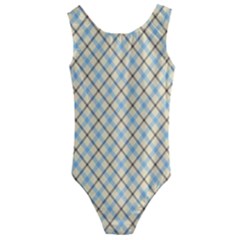 Plaid 2 Kids  Cut-out Back One Piece Swimsuit by dressshop