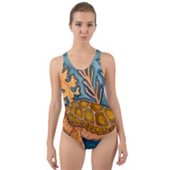 Turty- All Cut-out Back One Piece Swimsuit by ArtByAng