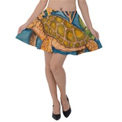 Turty- All Velvet Skater Skirt by ArtByAng