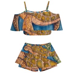 Turty- All Kids  Off Shoulder Skirt Bikini